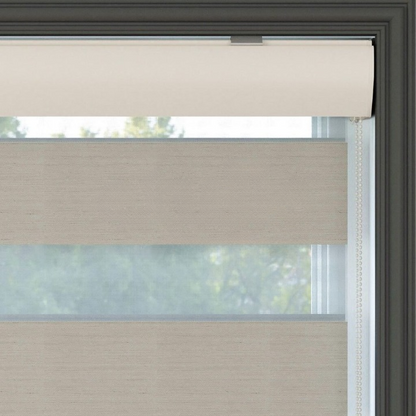 Latte Plain Zebra Roller Blind