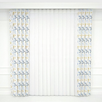 Teddy Bear Print Vertical Sheer Blind