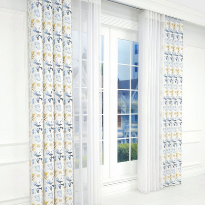 Teddy Bear Print Vertical Sheer Blind