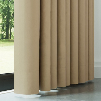 Beige Thermal Insulated Blackout Curtains