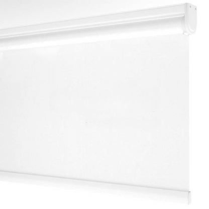 White Blackout Roller Blinds