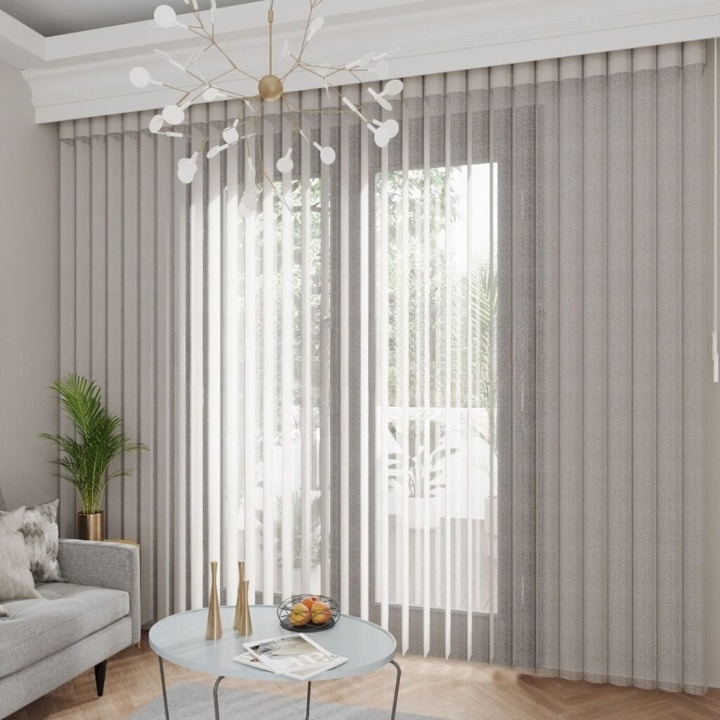 Bonito Cationic Vertical Sheer Blind