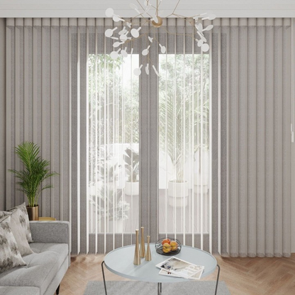 Bonito Cationic Vertical Sheer Blind