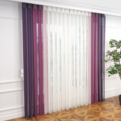 Bordeaux Vertical Sheer Blind