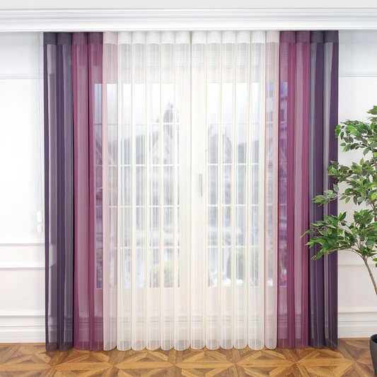 Bordeaux Vertical Sheer Blind
