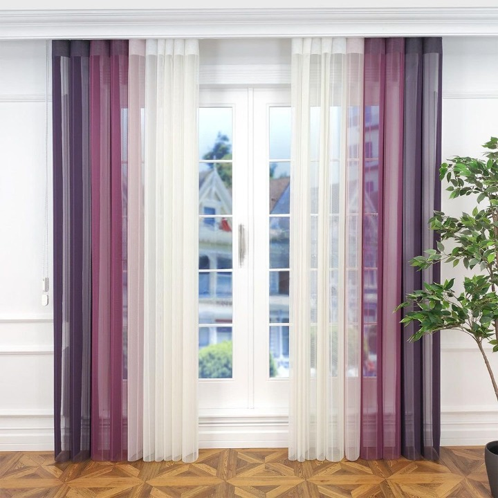 Bordeaux Vertical Sheer Blind