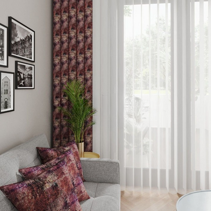 Carpet Print Vertical Sheer Blind