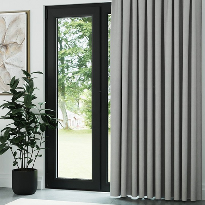 Grey Thermal Insulated Blackout Curtains