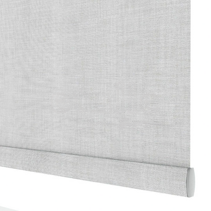Grey Linen Textured Blackout Roller Blinds