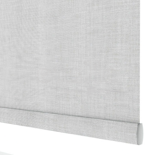 Grey Linen Textured Blackout Roller Blinds