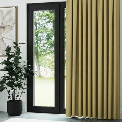 Mustard Yellow Thermal Insulated Blackout Curtains