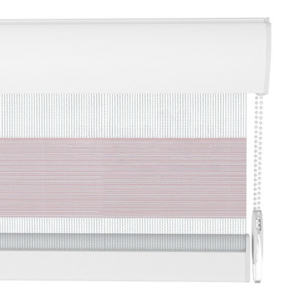 Pink Plain Zebra Roller Blind
