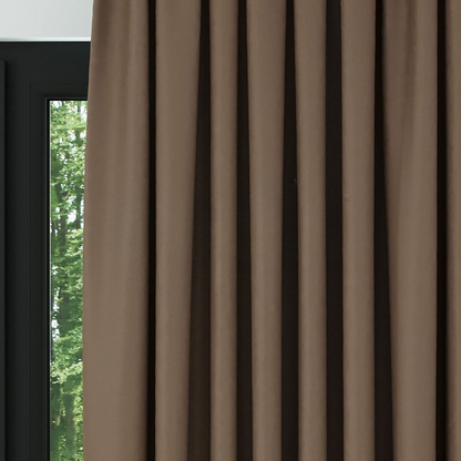 Chocolate Brown Thermal Insulated Blackout Curtains