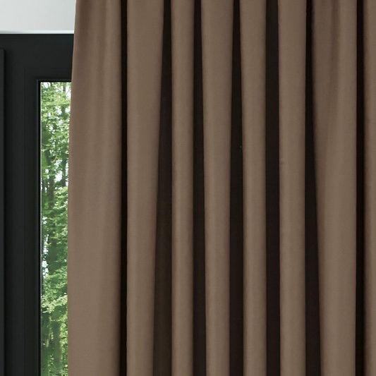 Chocolate Brown Thermal Insulated Blackout Curtains