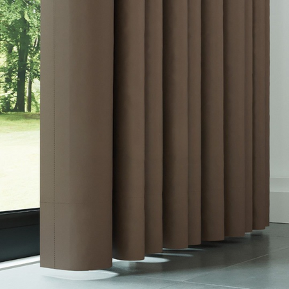Chocolate Brown Thermal Insulated Blackout Curtains