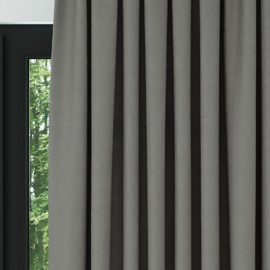 Charcoal Grey Thermal Insulated Blackout Curtains