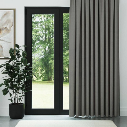 Charcoal Grey Thermal Insulated Blackout Curtains