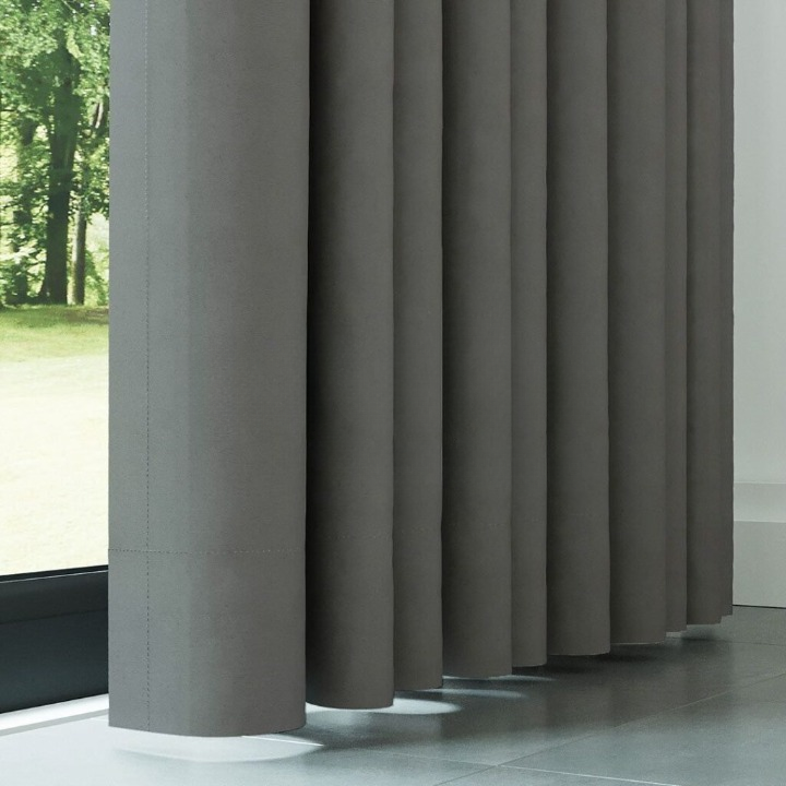 Charcoal Grey Thermal Insulated Blackout Curtains