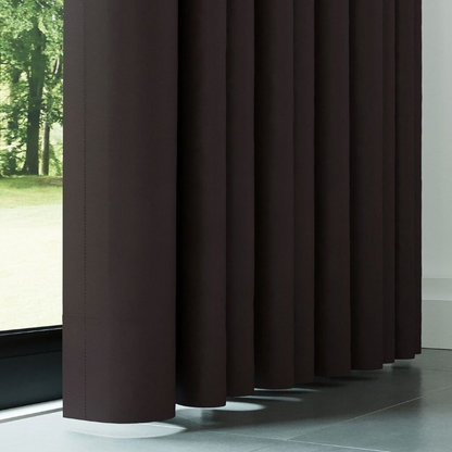 Brown Thermal Insulated Blackout Curtains