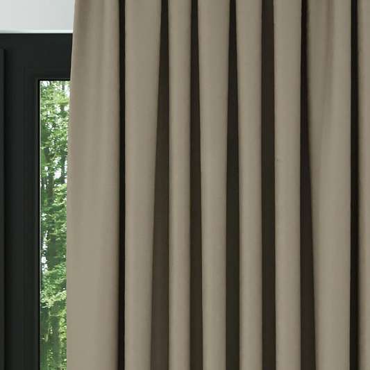 Dark Sand Thermal Insulated Blackout Curtains
