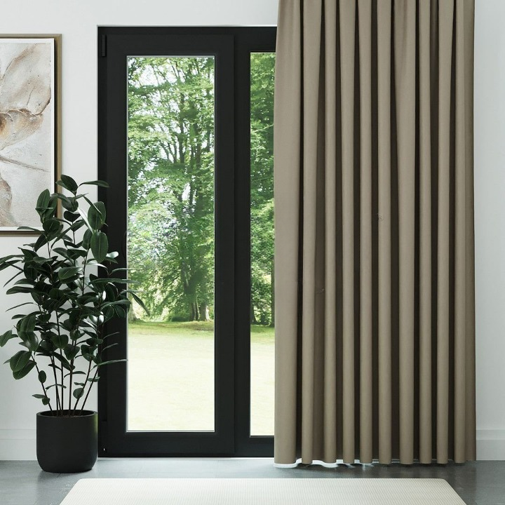 Dark Sand Thermal Insulated Blackout Curtains