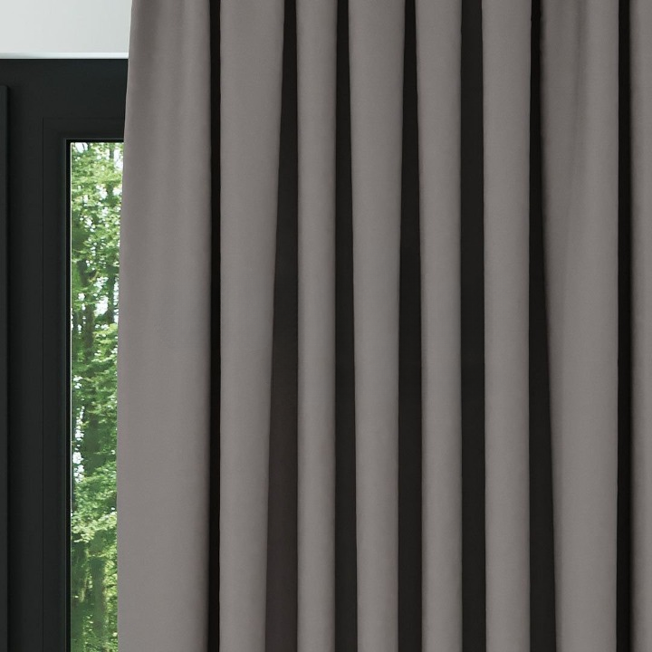 Dark Stone Thermal Insulated Blackout Curtains