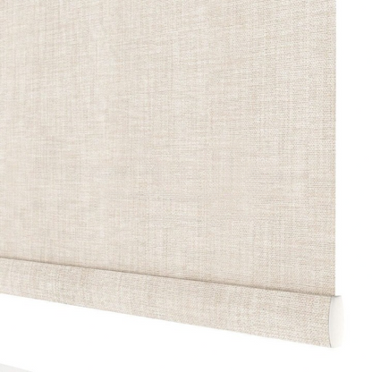 Cream Linen Textured Blackout Roller Blinds