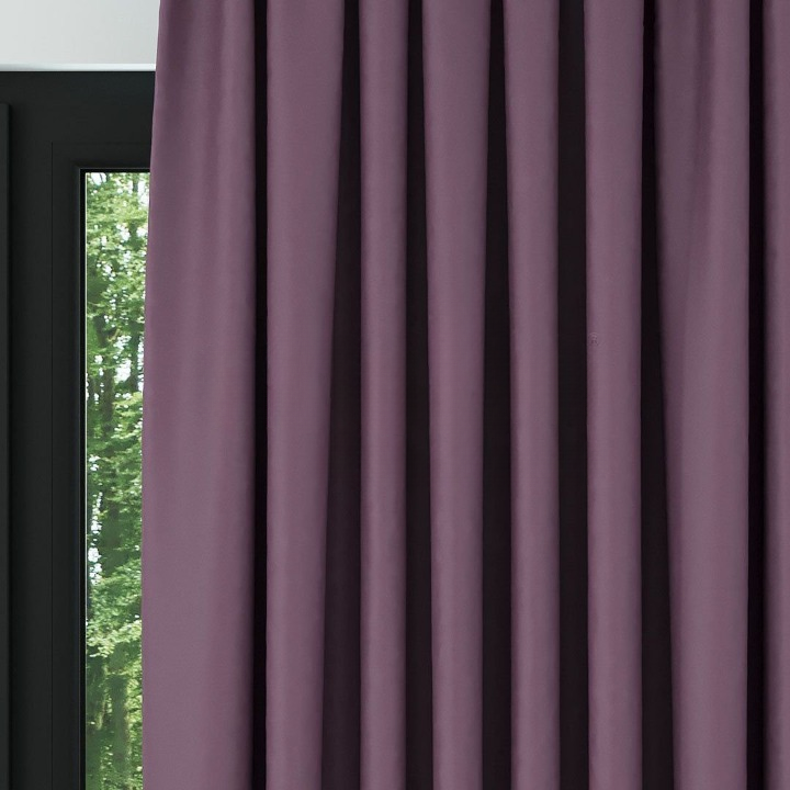 Purple Thermal Insulated Blackout Curtains