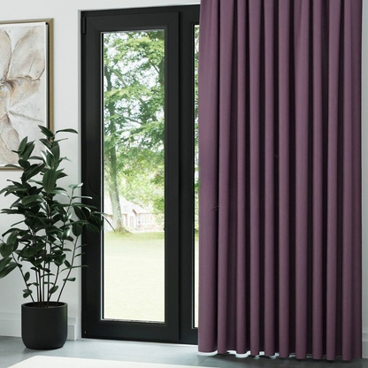 Purple Thermal Insulated Blackout Curtains