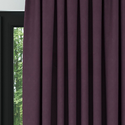 Purple Textured Linen Drapes