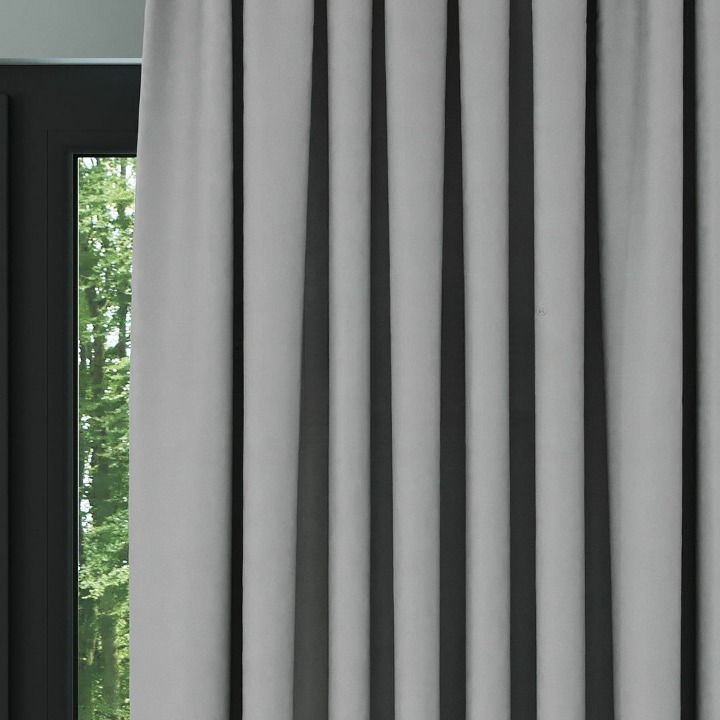 Platinum Grey Thermal Insulated Blackout Curtains