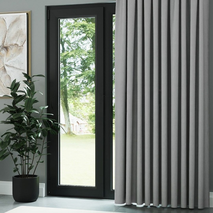 Platinum Grey Thermal Insulated Blackout Curtains
