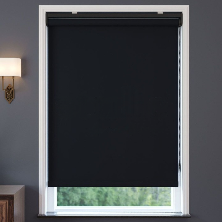 Black Matte Roller Blinds