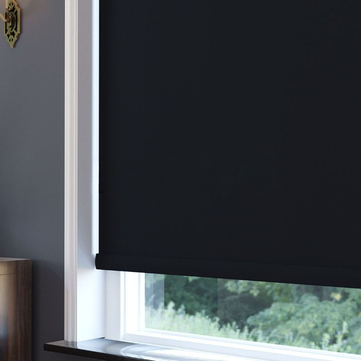 Black Matte Roller Blinds