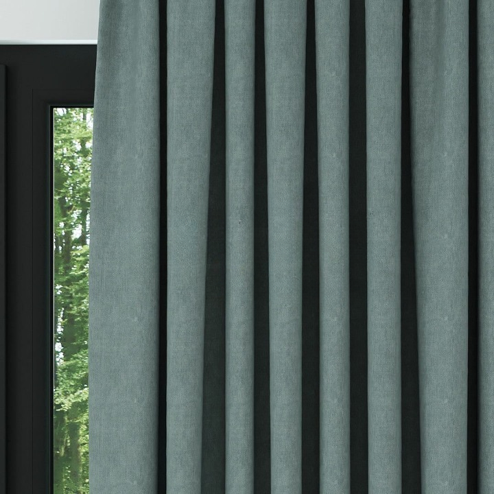 Seafoam Green Textured Linen Drapes