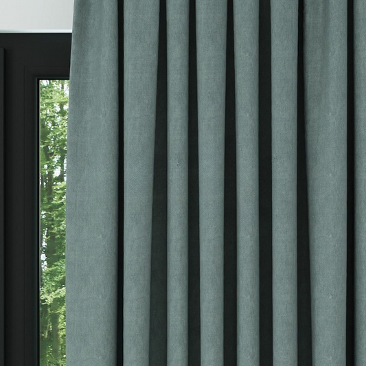 Seafoam Green Textured Linen Drapes