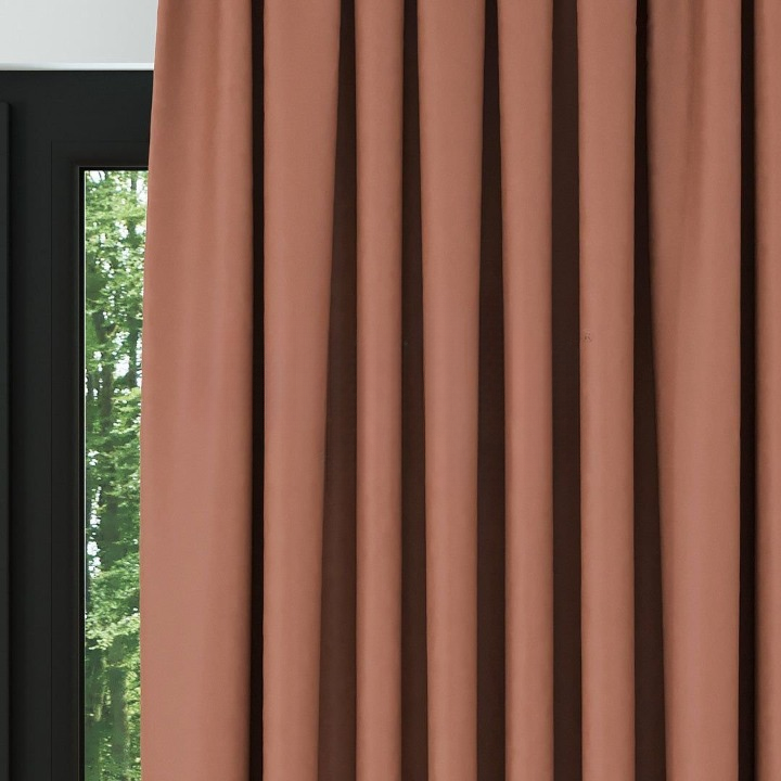 Burnt Orange Thermal Insulated Blackout Curtains