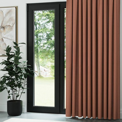 Burnt Orange Thermal Insulated Blackout Curtains