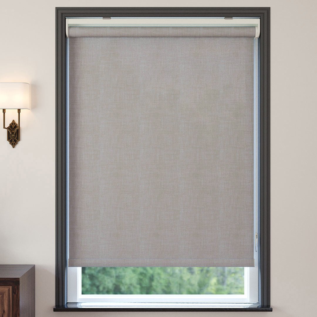 Mink Linen Textured Matte Roller Blinds
