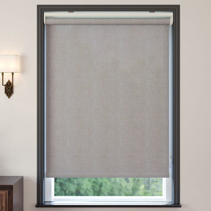 Mink Linen Textured Matte Roller Blinds