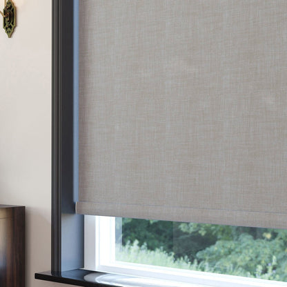 Mink Linen Textured Matte Roller Blinds