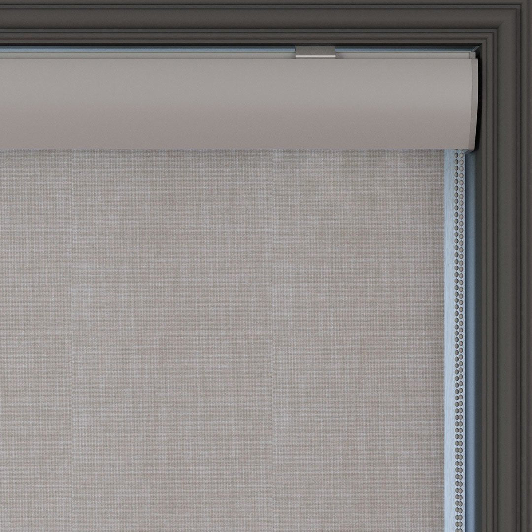 Mink Linen Textured Matte Roller Blinds