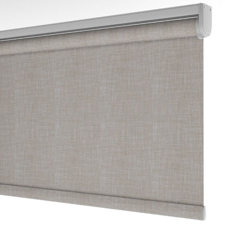 Mink Linen Textured Matte Roller Blinds